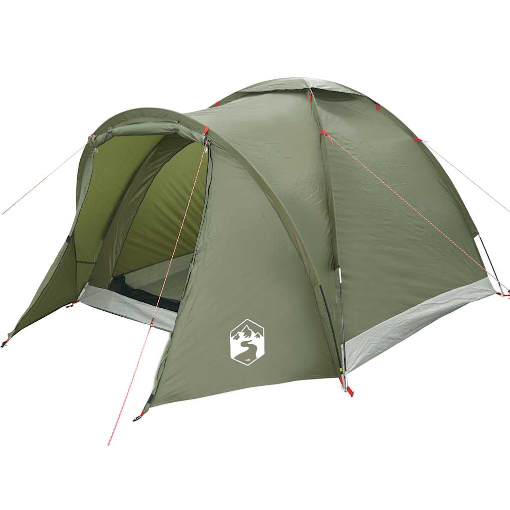 Fishing Tent 2 Persons Olive Green Waterproof