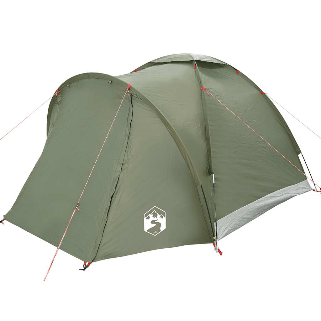 Fishing Tent 2 Persons Olive Green Waterproof