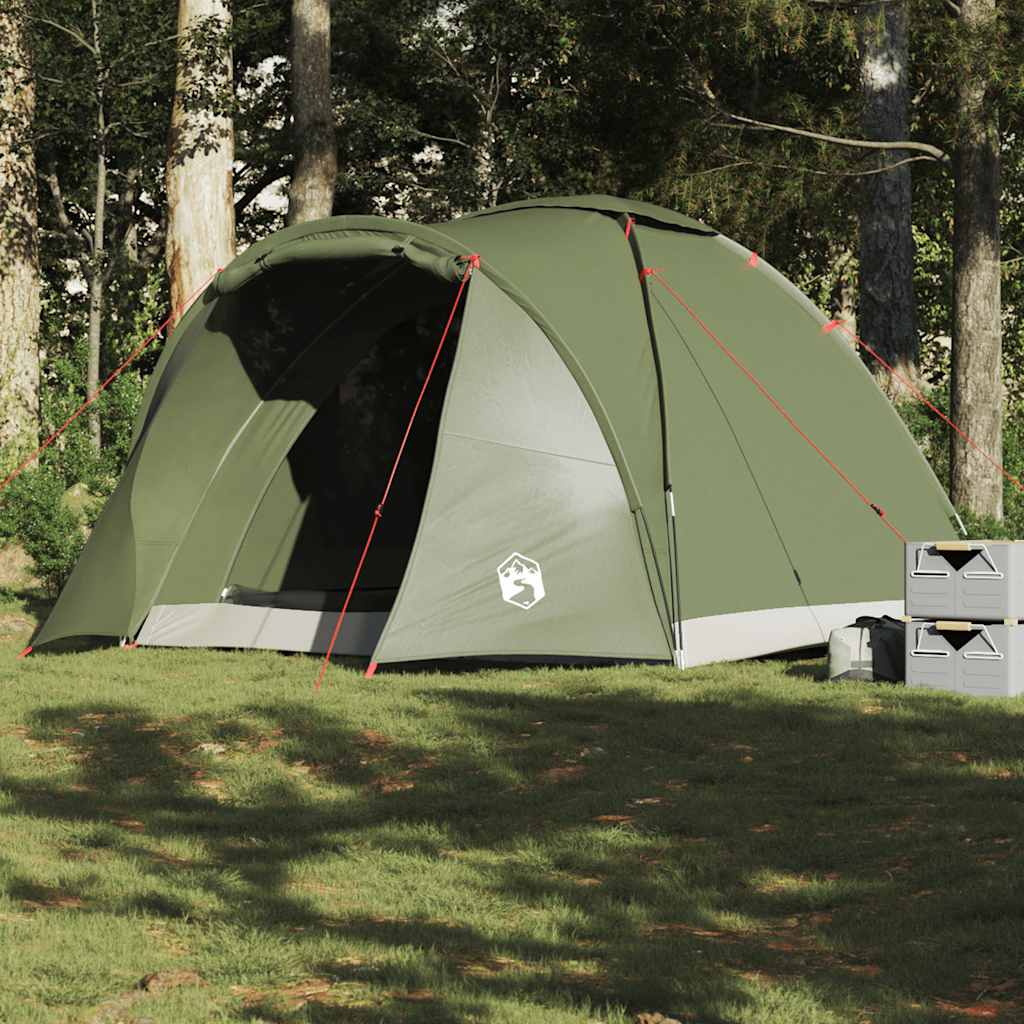 Fishing Tent 2 Persons Olive Green Waterproof