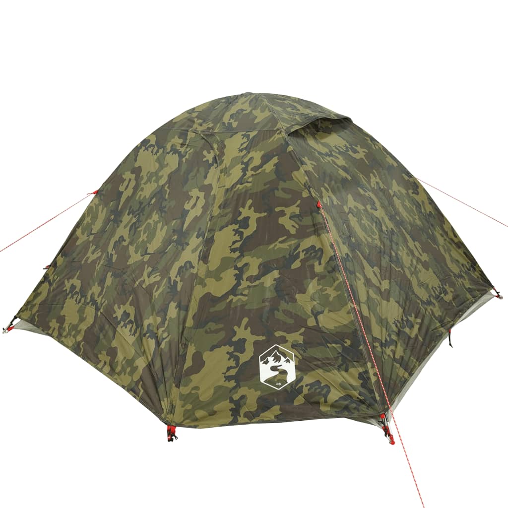 Tente dôme 4 personnes camouflage étanche