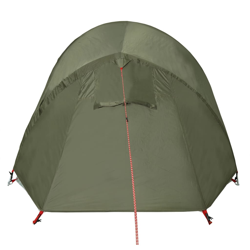 Tente tunnel 3 personnes vert olive imperméable