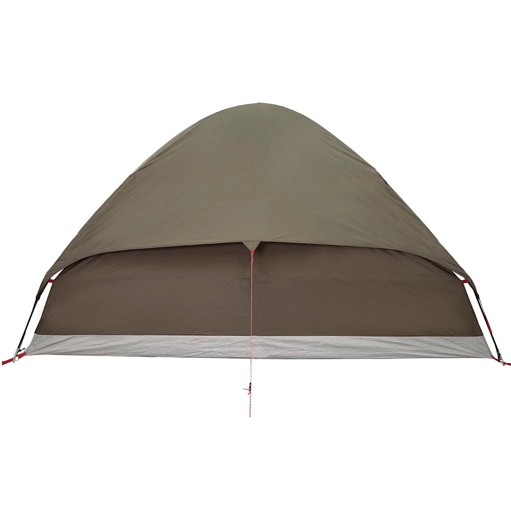 Tente familiale dôme 6 personnes marron imperméable