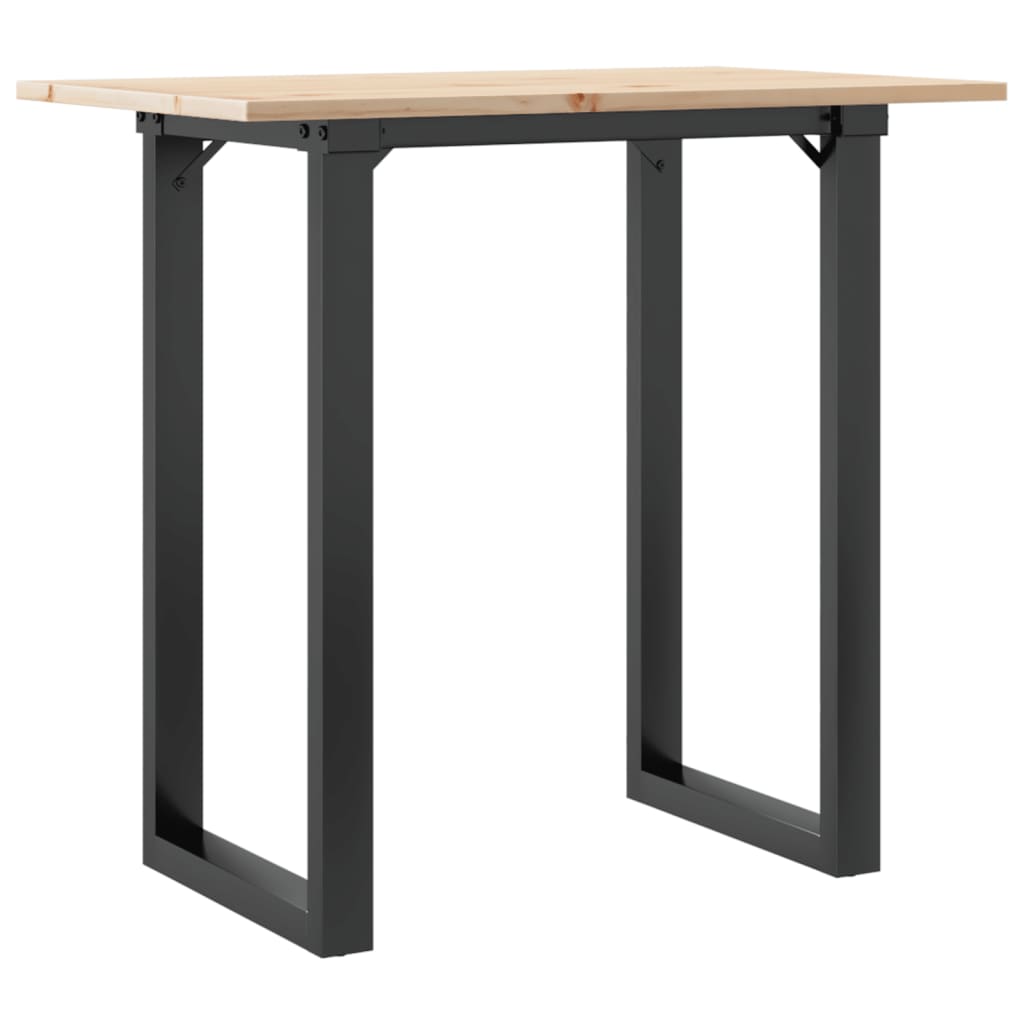 Table à manger O-frame 80x50x75 cm pin massif et acier