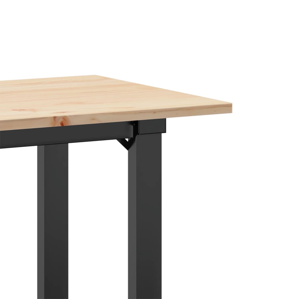 Table à manger O-frame 80x50x75 cm pin massif et acier