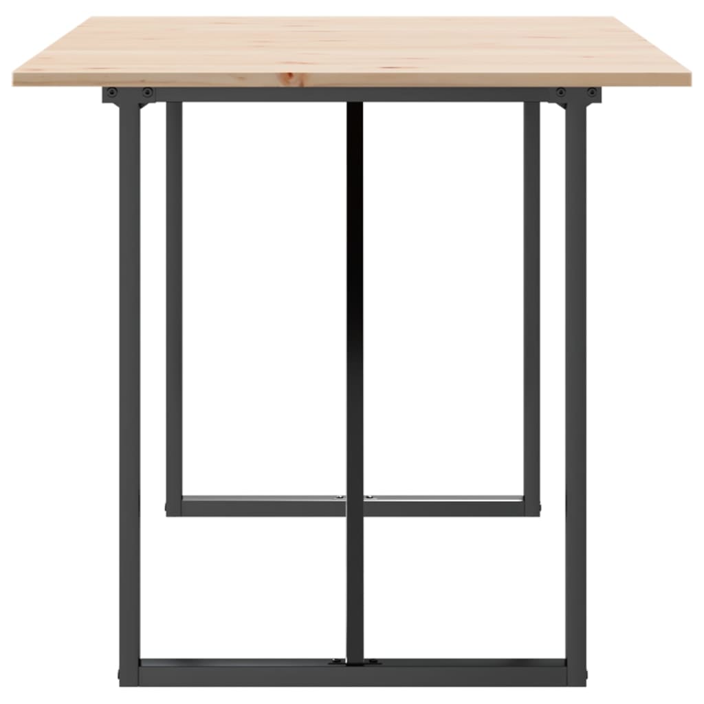 Table à manger O-frame 160x80x75 cm pin massif et acier