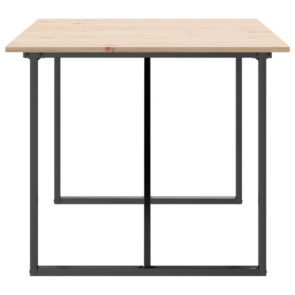 Table à manger O-frame 180x90x75 cm pin massif et acier