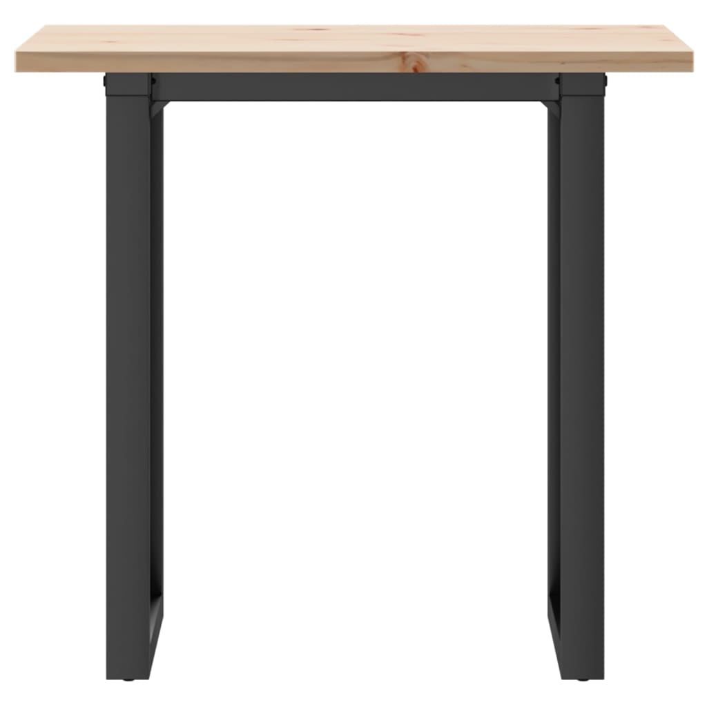 Table à manger O-frame 80x50x75,5 cm pin massif et acier