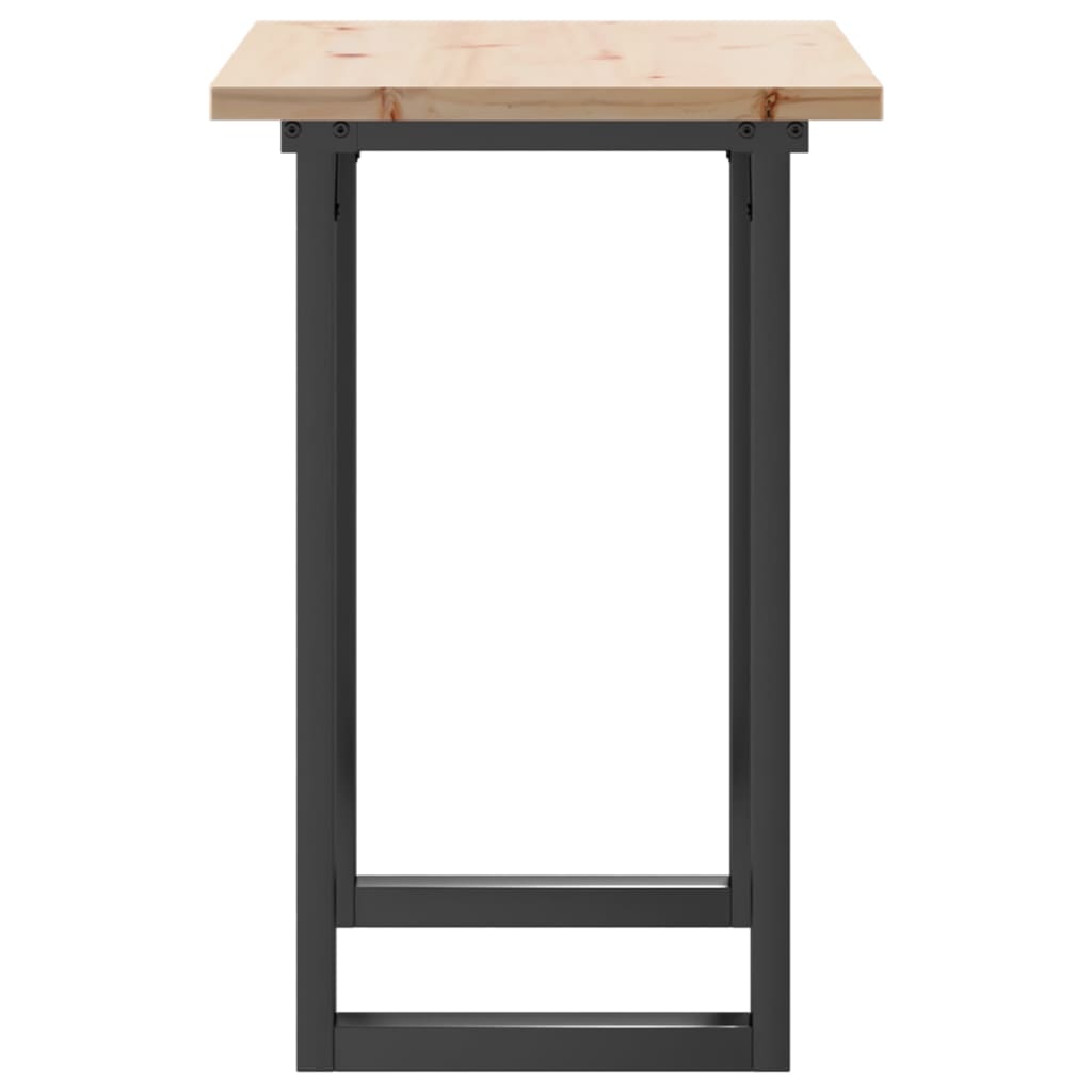 Table à manger O-frame 80x50x75,5 cm pin massif et acier