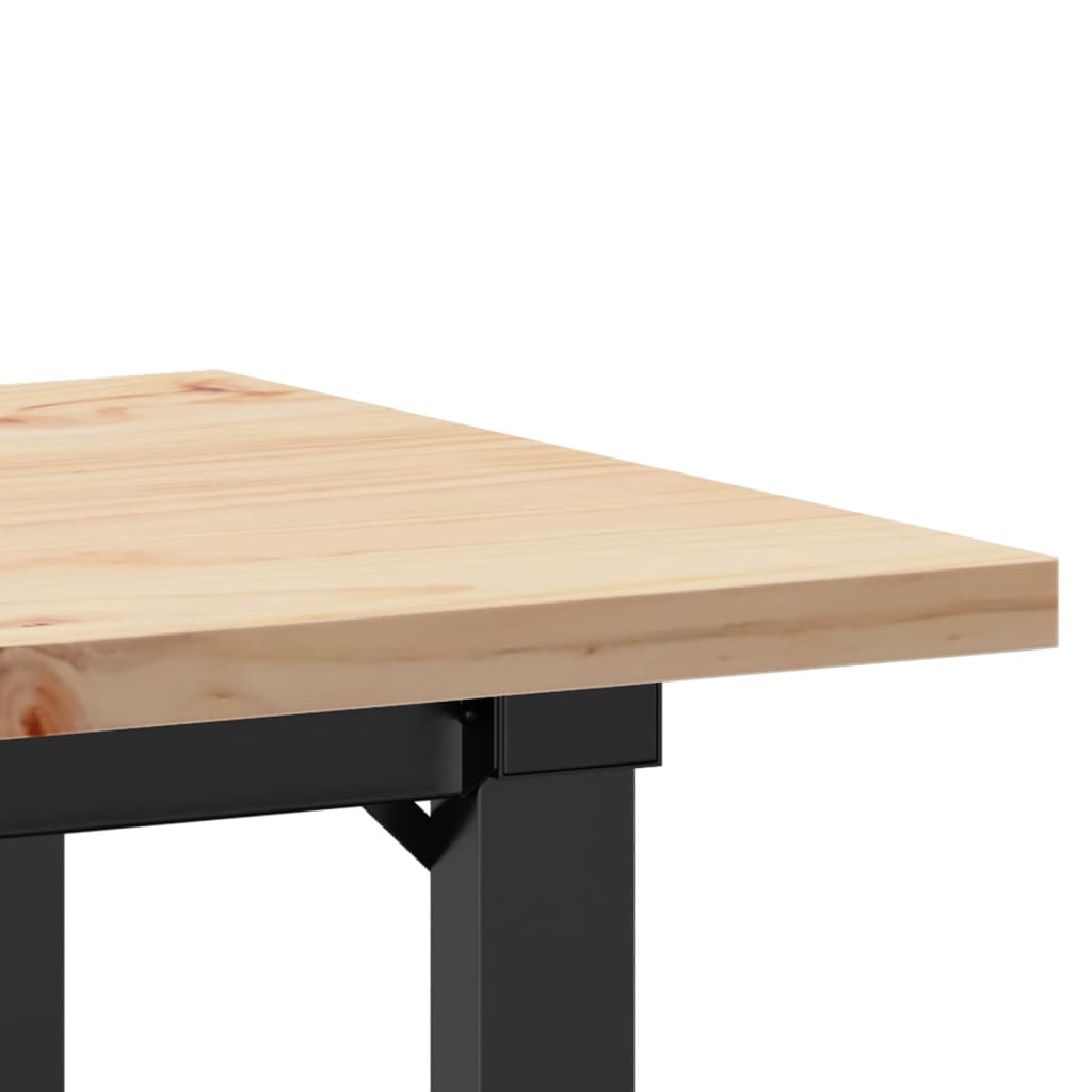Table à manger O-frame 80x50x75,5 cm pin massif et acier