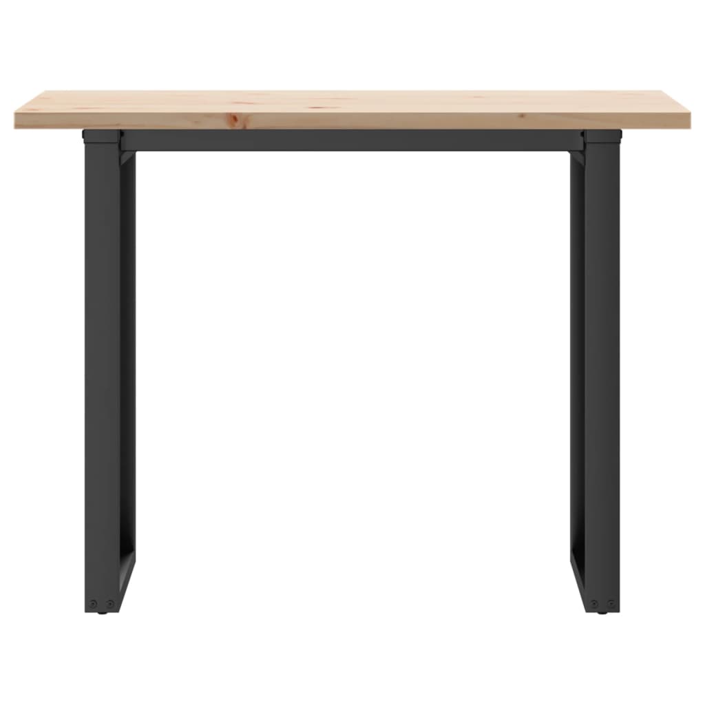 Table à manger O-frame 100x50x75,5 cm pin massif et acier