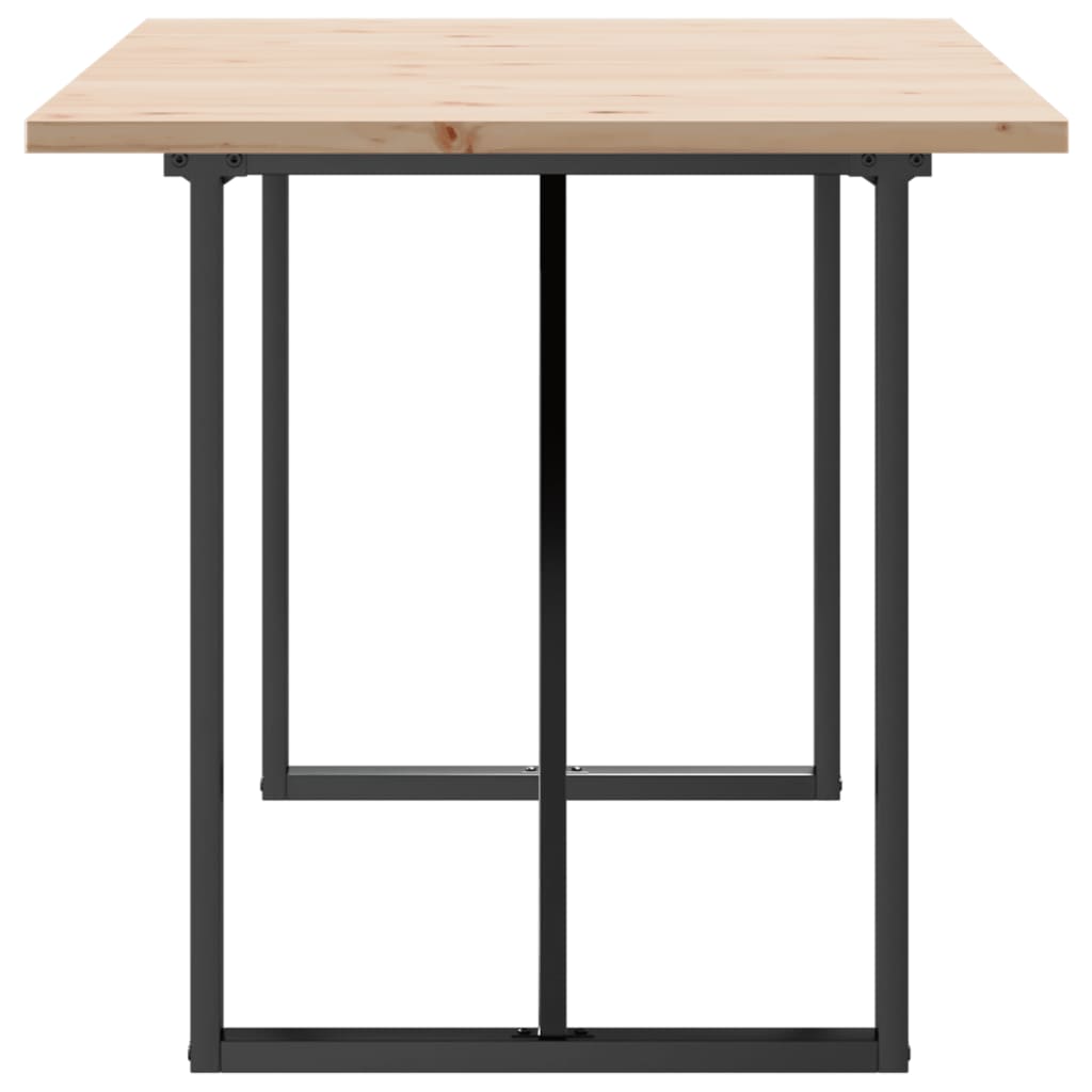 Table à manger O-frame 160x80x75,5 cm pin massif et acier