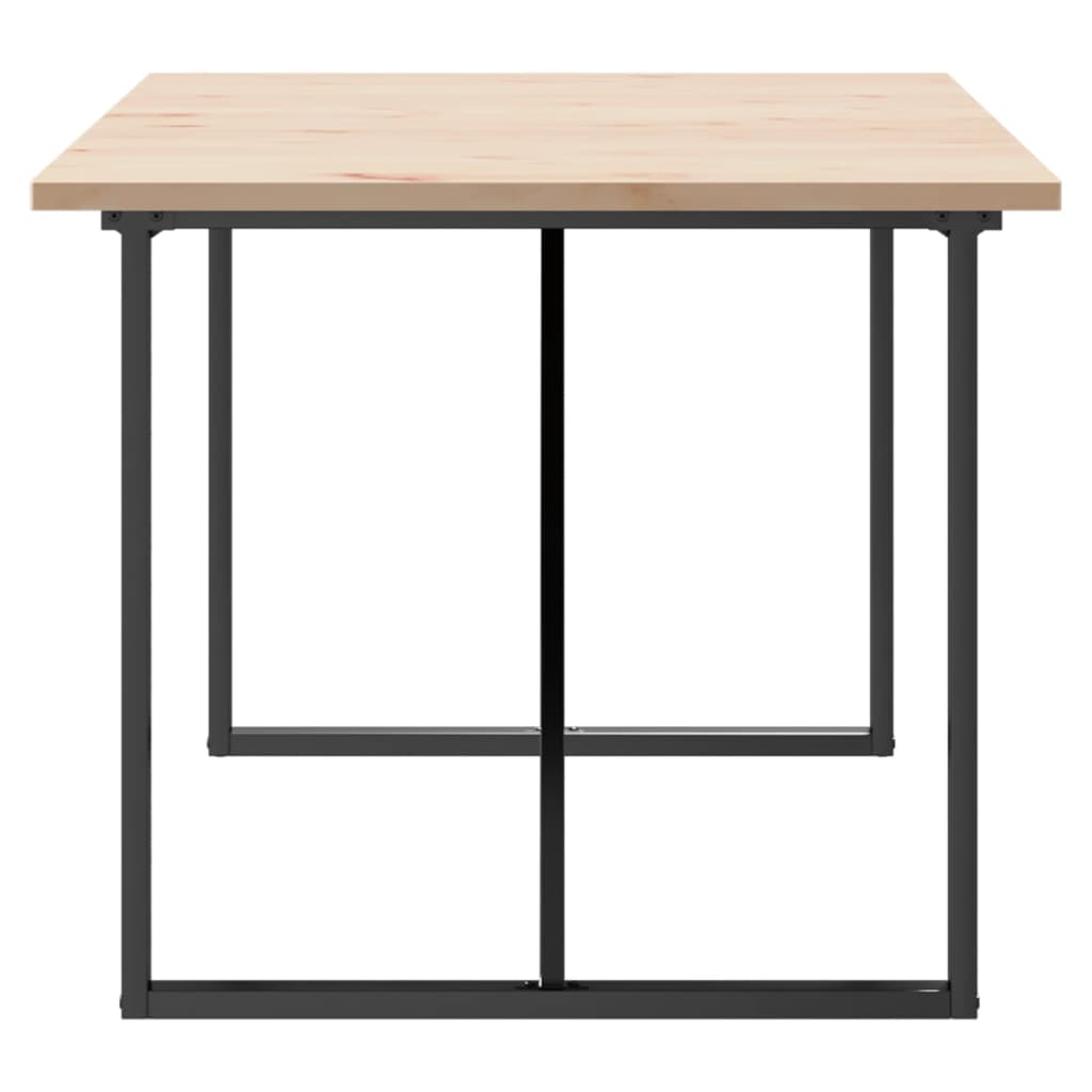 Table à manger O-frame 180x90x75,5 cm pin massif et acier