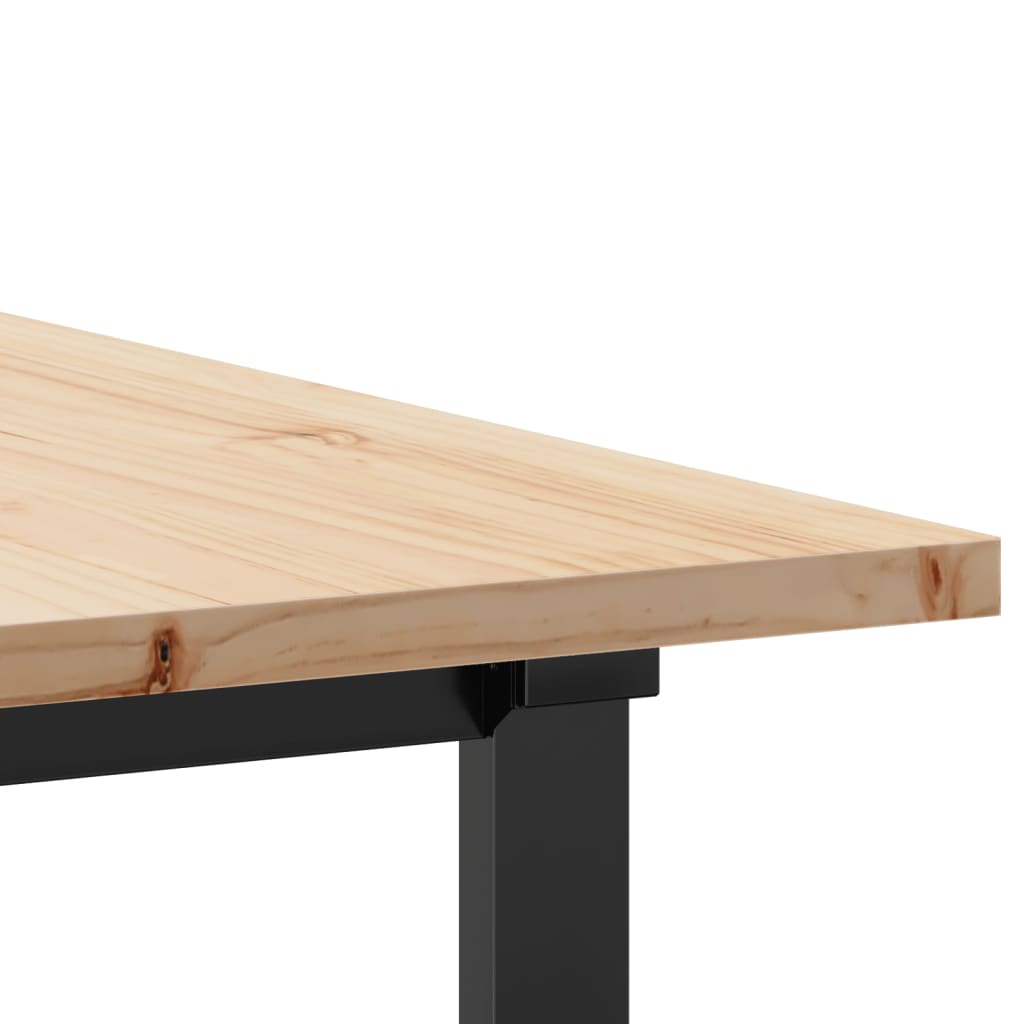 Table à manger O-frame 180x90x75,5 cm pin massif et acier