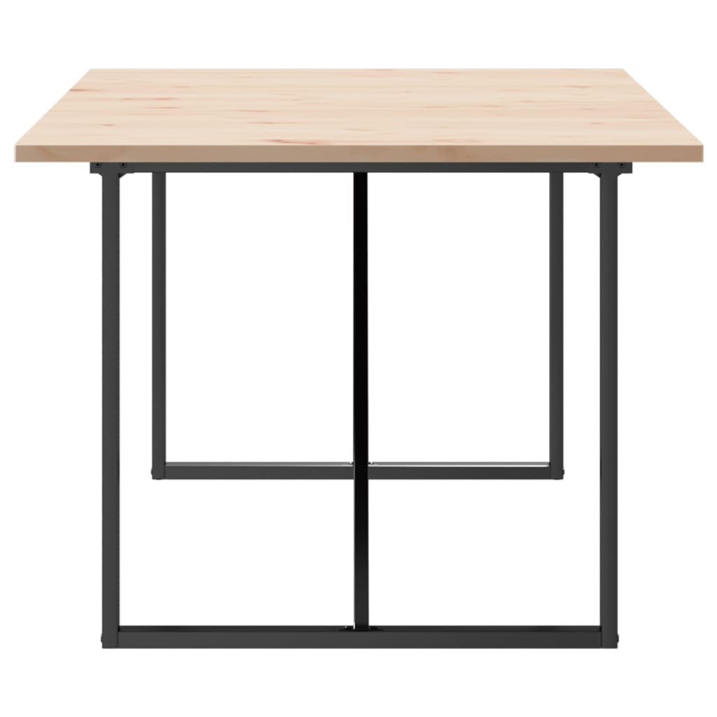 Table à manger O-frame 200x100x75,5cm pin massif et acier
