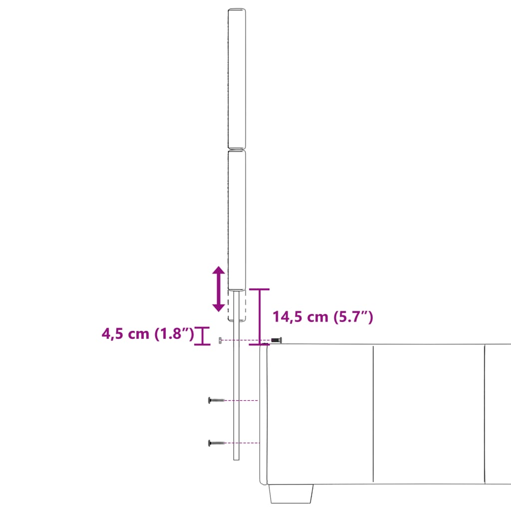 Boxspringbett mit Matratze Creme 90x200 cm Stoff