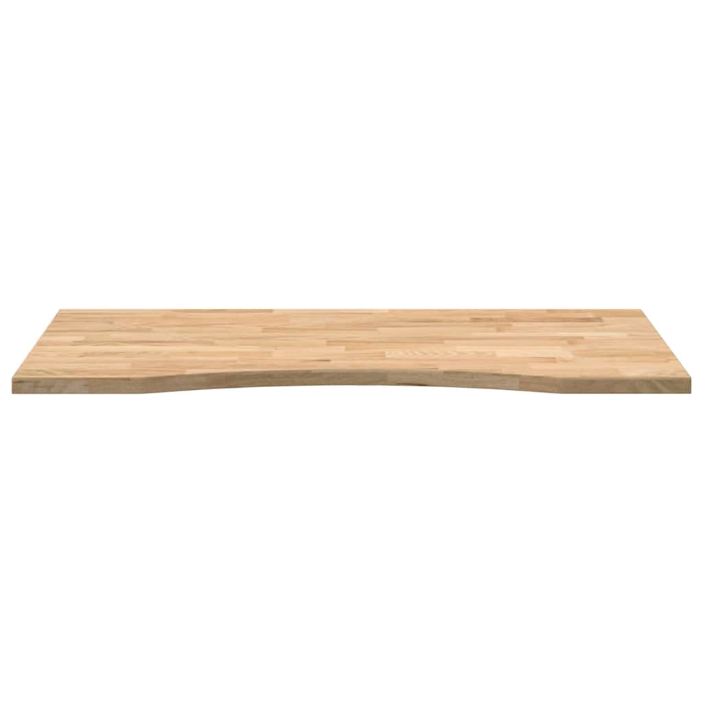 Plateau de bureau non traité 100x50x2,5 cm chêne massif