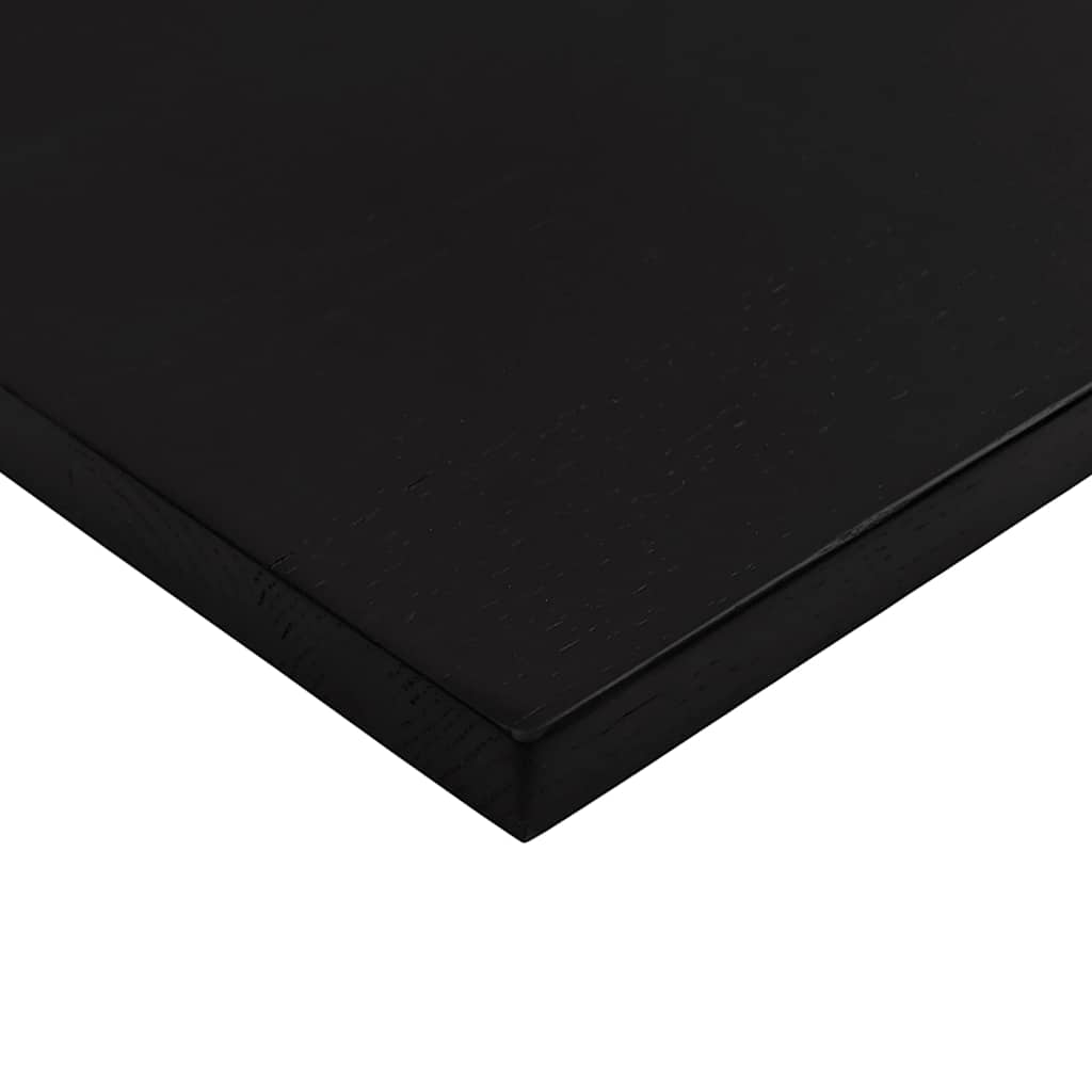 Desk top dark brown 80x50x2.5 cm solid oak