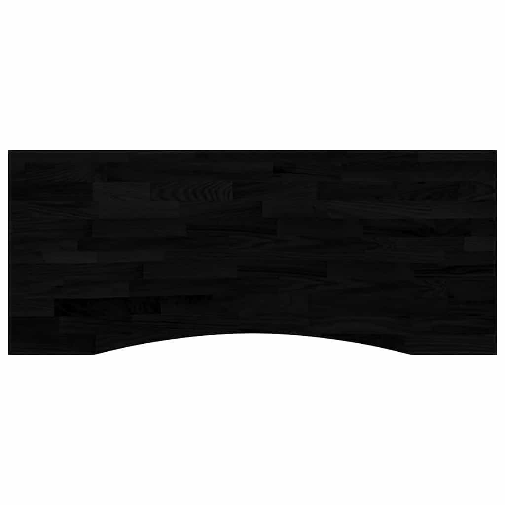 Desk top dark brown 120x50x2.5 cm solid oak