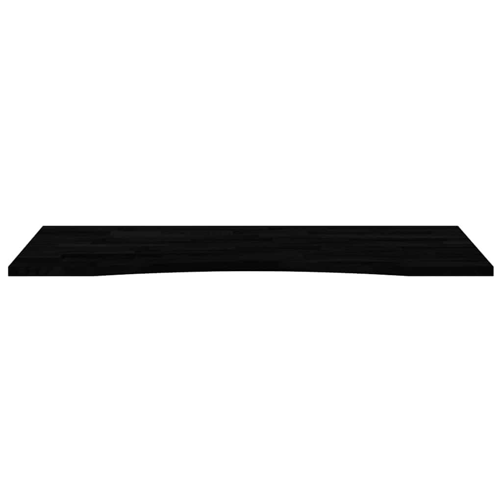 Desk top dark brown 120x50x2.5 cm solid oak
