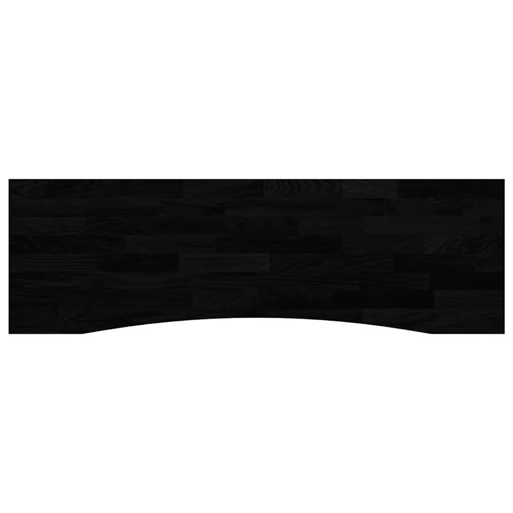 Desk top dark brown 160x50x2.5 cm solid oak