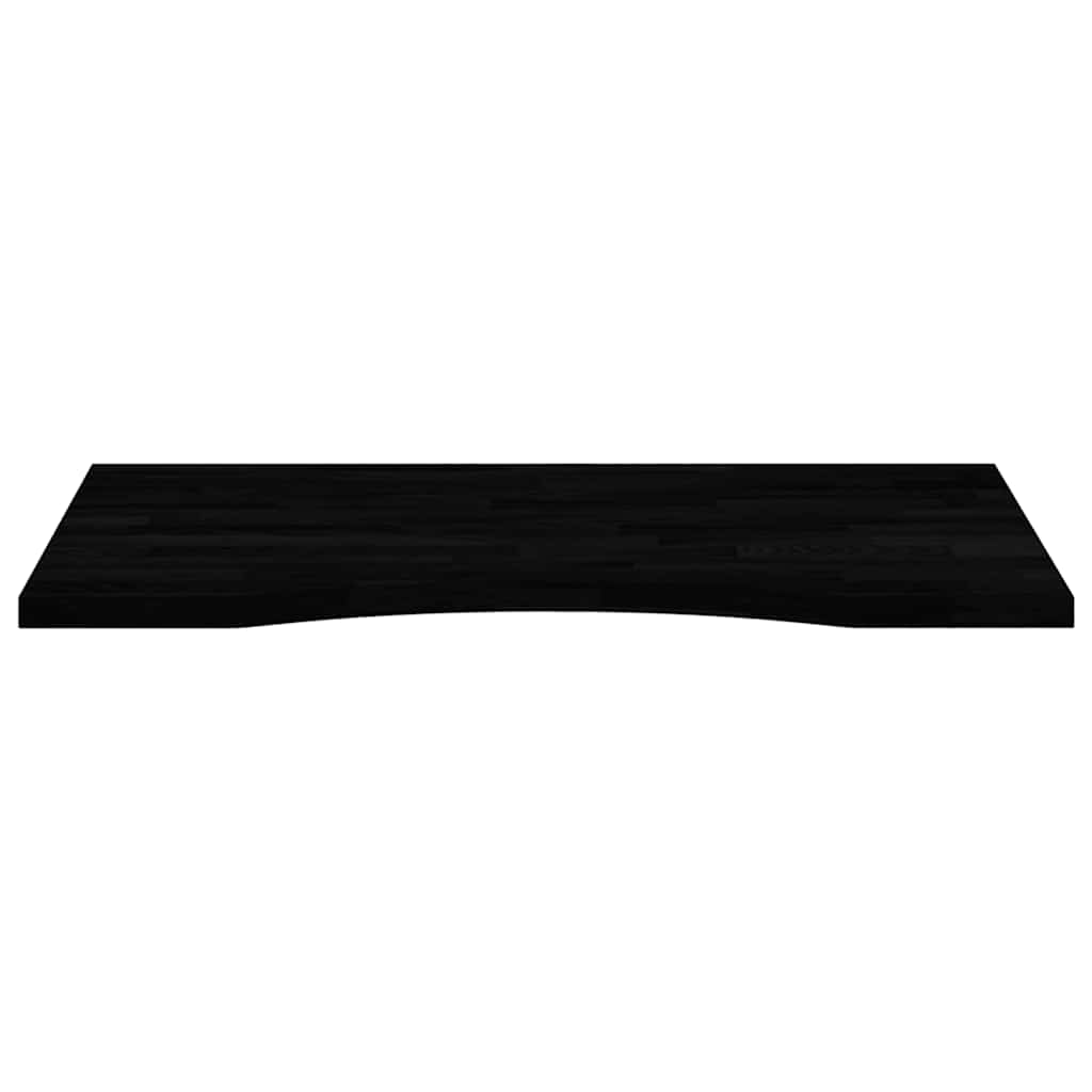 Desk top dark brown 80x60x2.5 cm solid oak