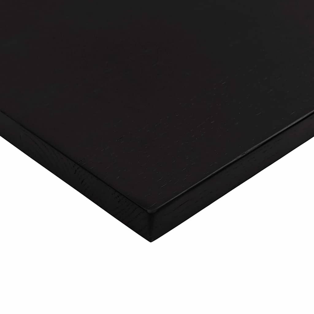 Desk top dark brown 80x60x2.5 cm solid oak