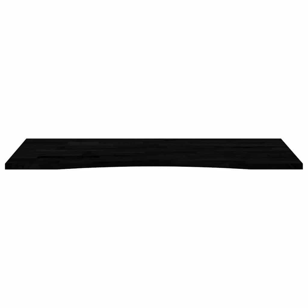 Desk top dark brown 120x60x2.5 cm solid oak