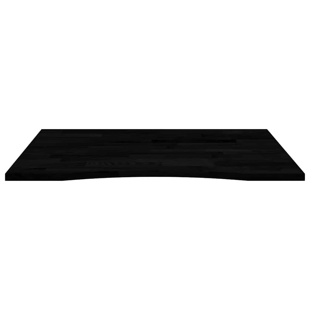 Desk top dark brown 100x80x2.5 cm solid oak