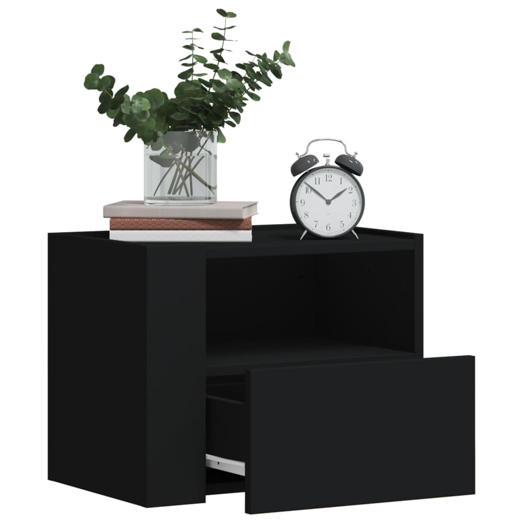 Wall Bedside Tables 2 pcs. White 45x30x35 cm