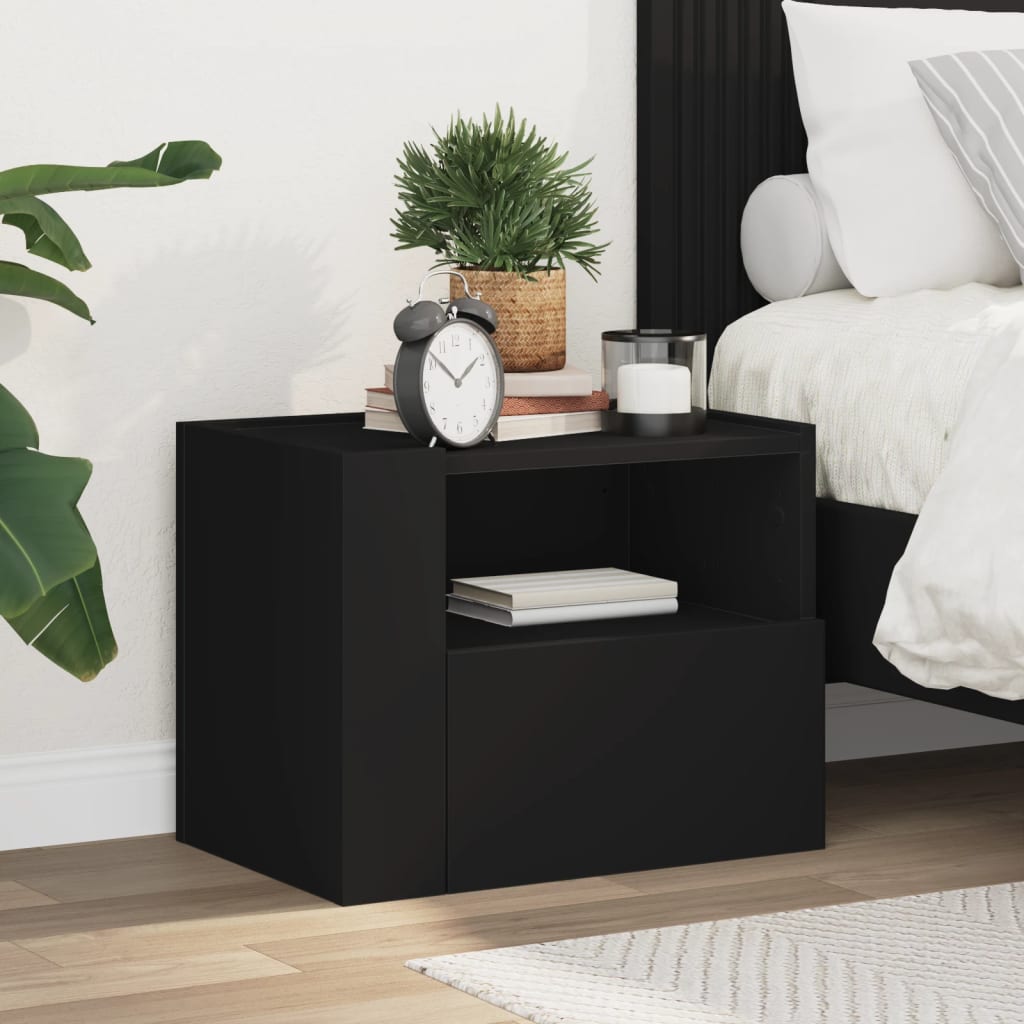 Wall Bedside Tables 2 pcs. White 45x30x35 cm