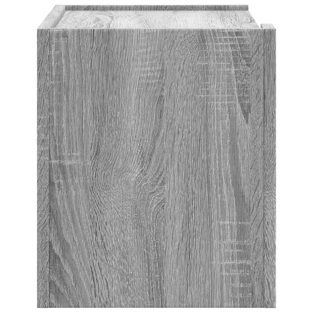 Wall Bedside Tables 2 pcs. Gray Sonoma 45x30x35 cm