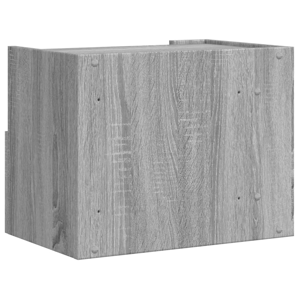 Wall Bedside Tables 2 pcs. Gray Sonoma 45x30x35 cm