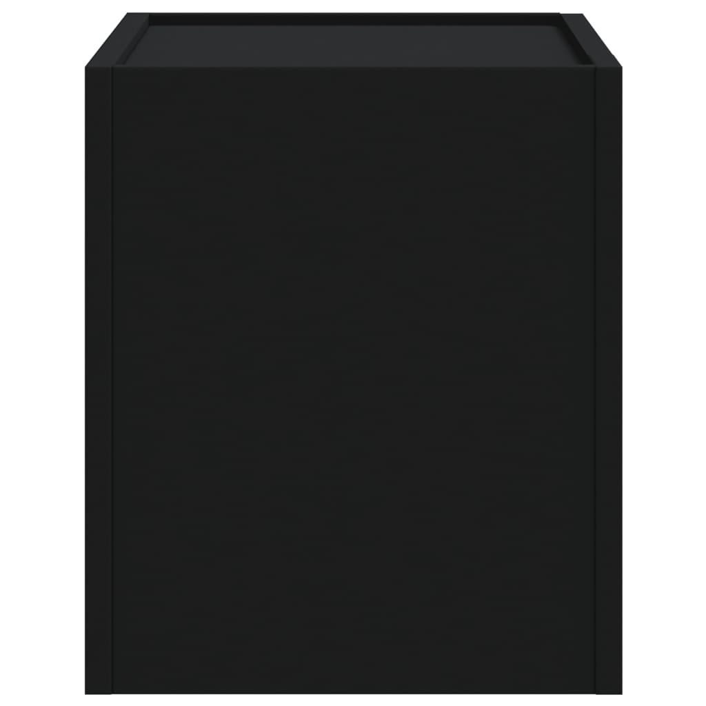 Wall Bedside Tables 2 pcs. Black 45x30x35 cm