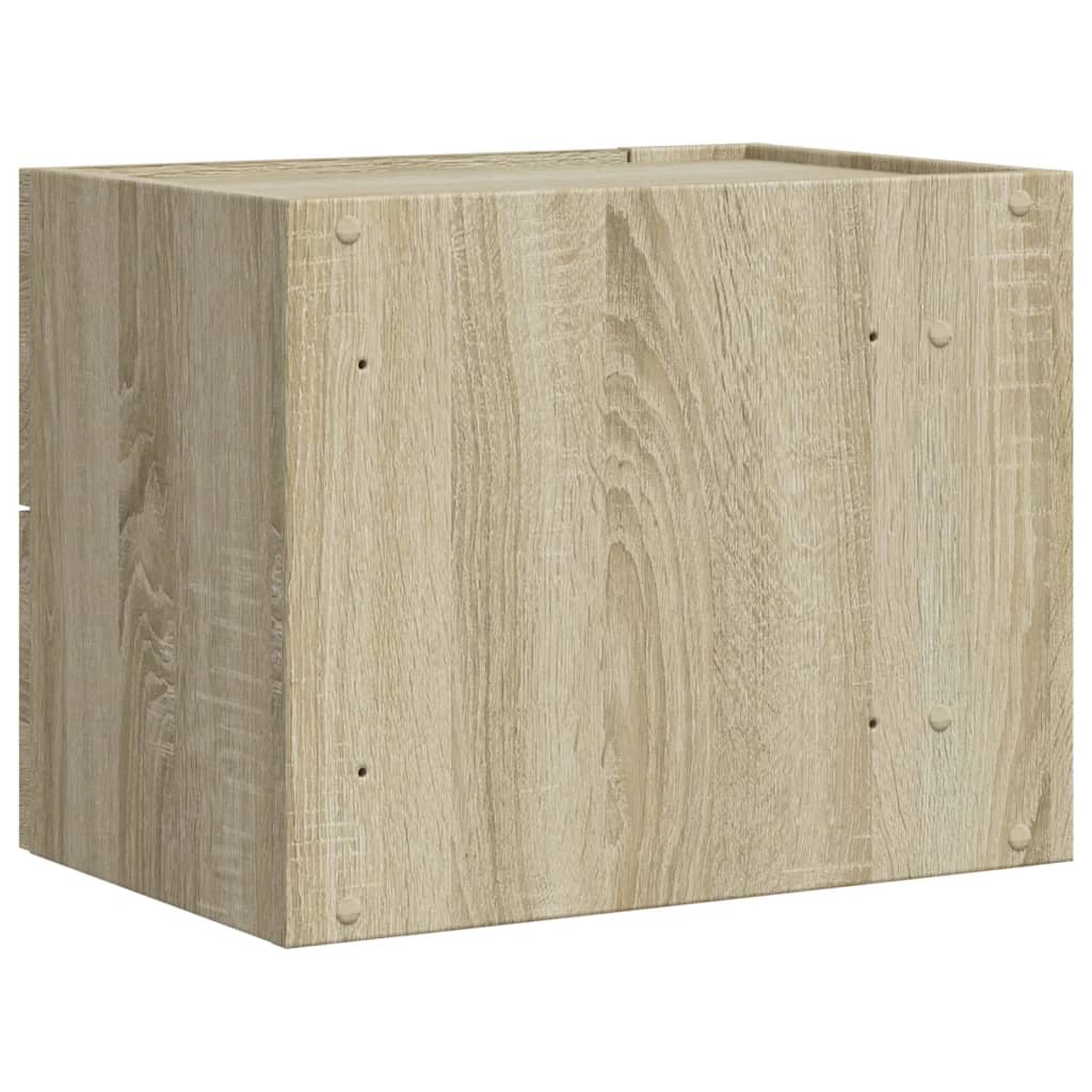 Wall-mounted bedside tables 2 pcs. Sonoma oak 45x30x35 cm