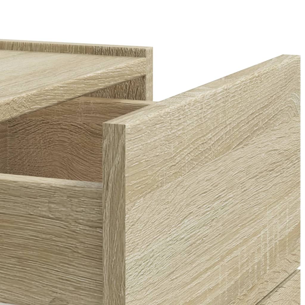 Wall-mounted bedside tables 2 pcs. Sonoma oak 45x30x35 cm
