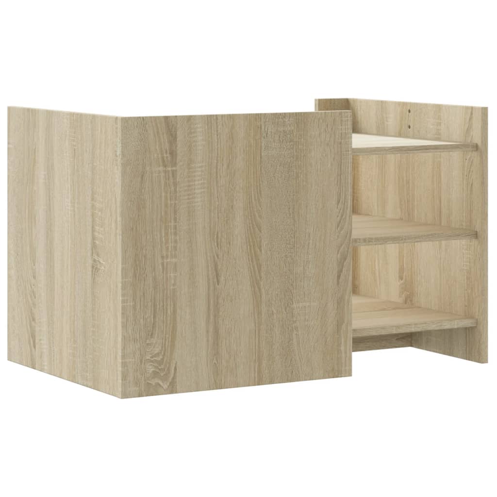 Coffee table Sonoma oak 80x50x50 cm wood material