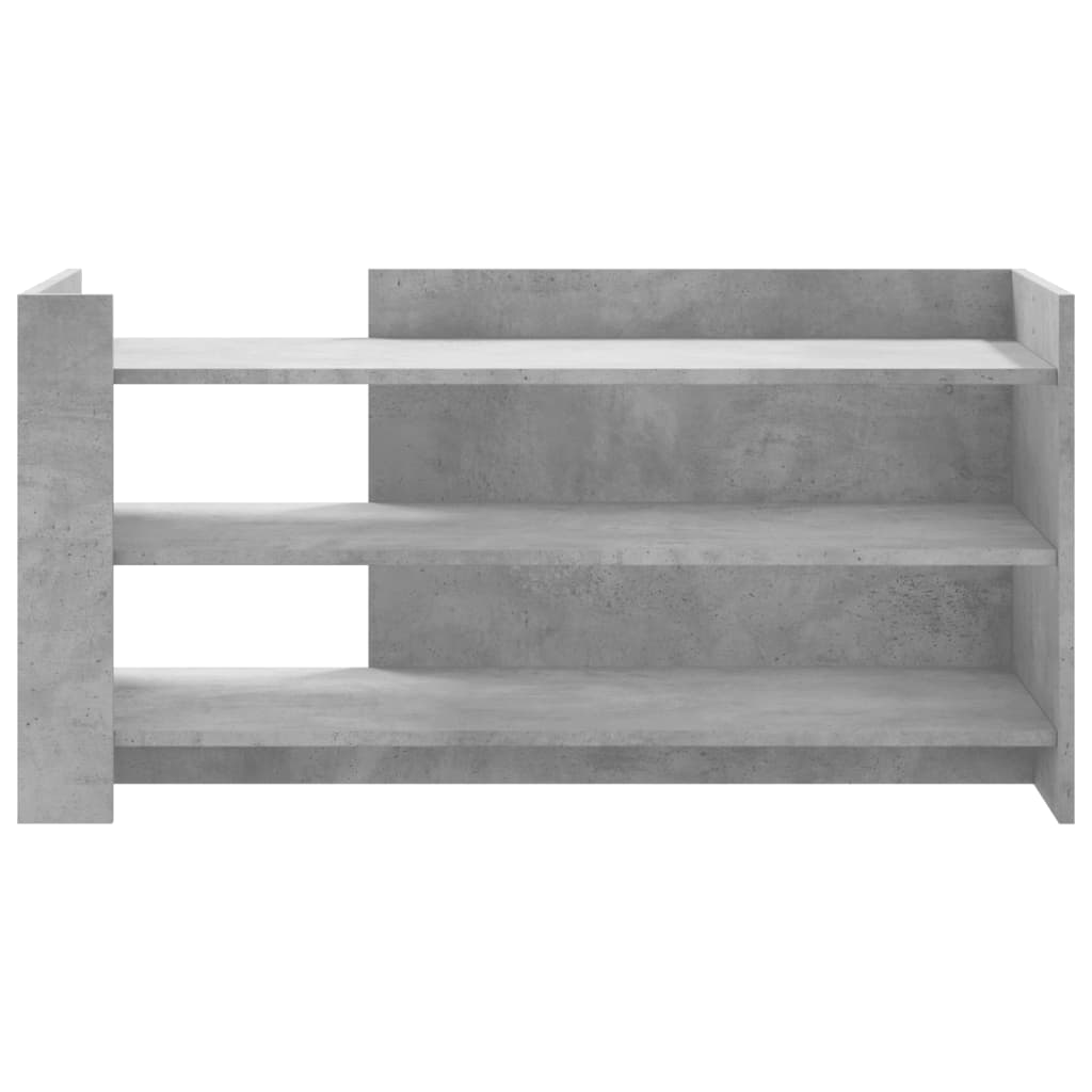 Table basse gris béton 100x50x50 cm en bois