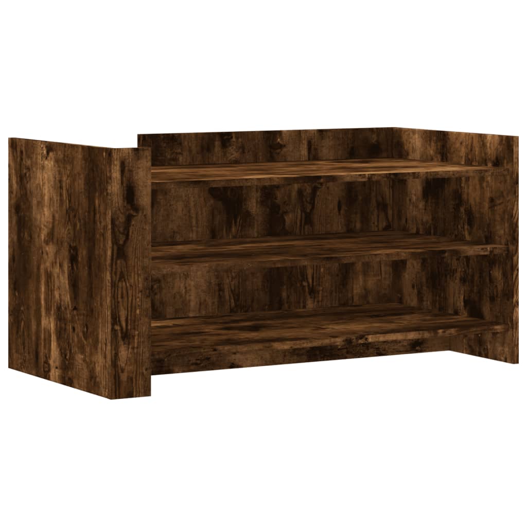 Coffee table smoked oak 100x50x50 cm wood material