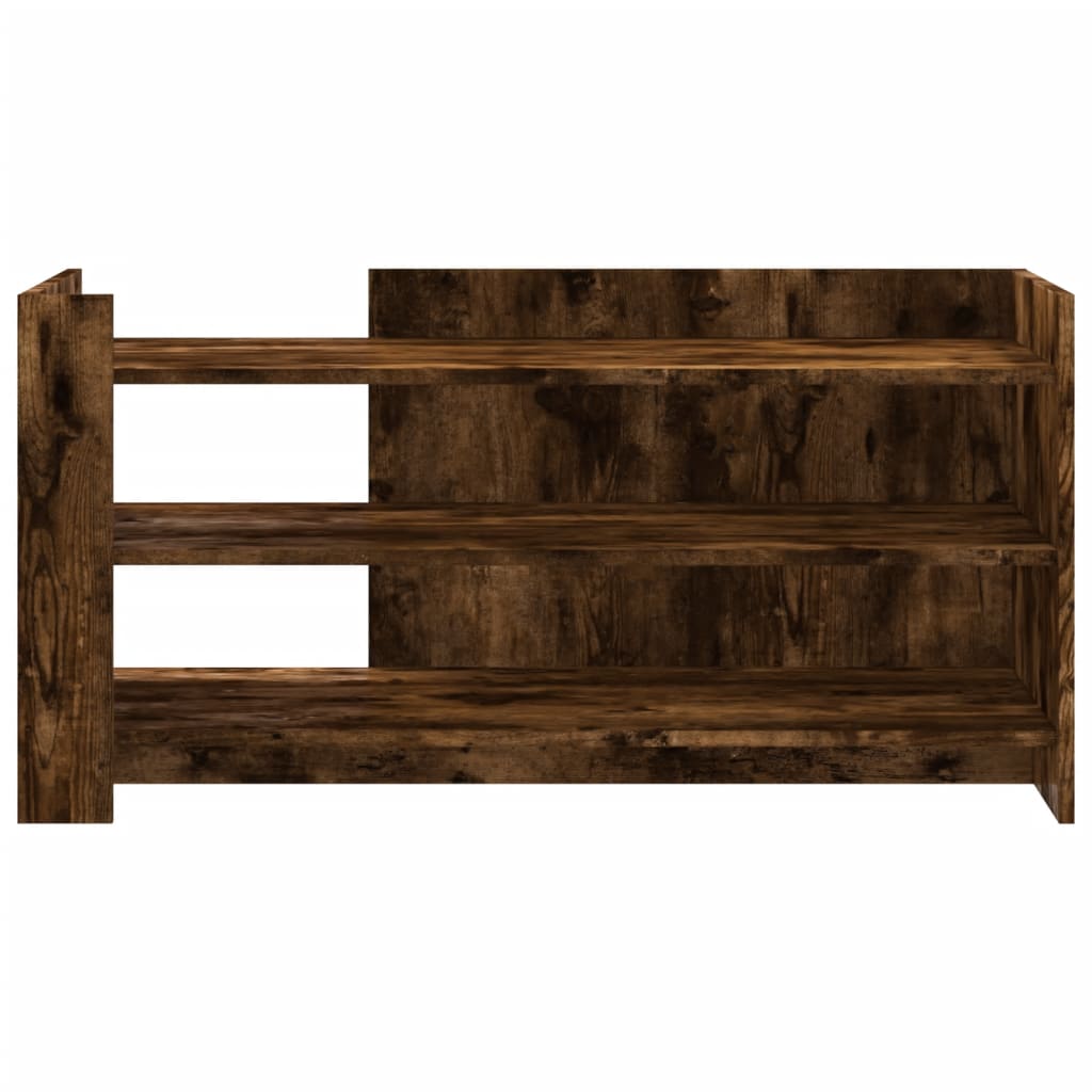 Coffee table smoked oak 100x50x50 cm wood material
