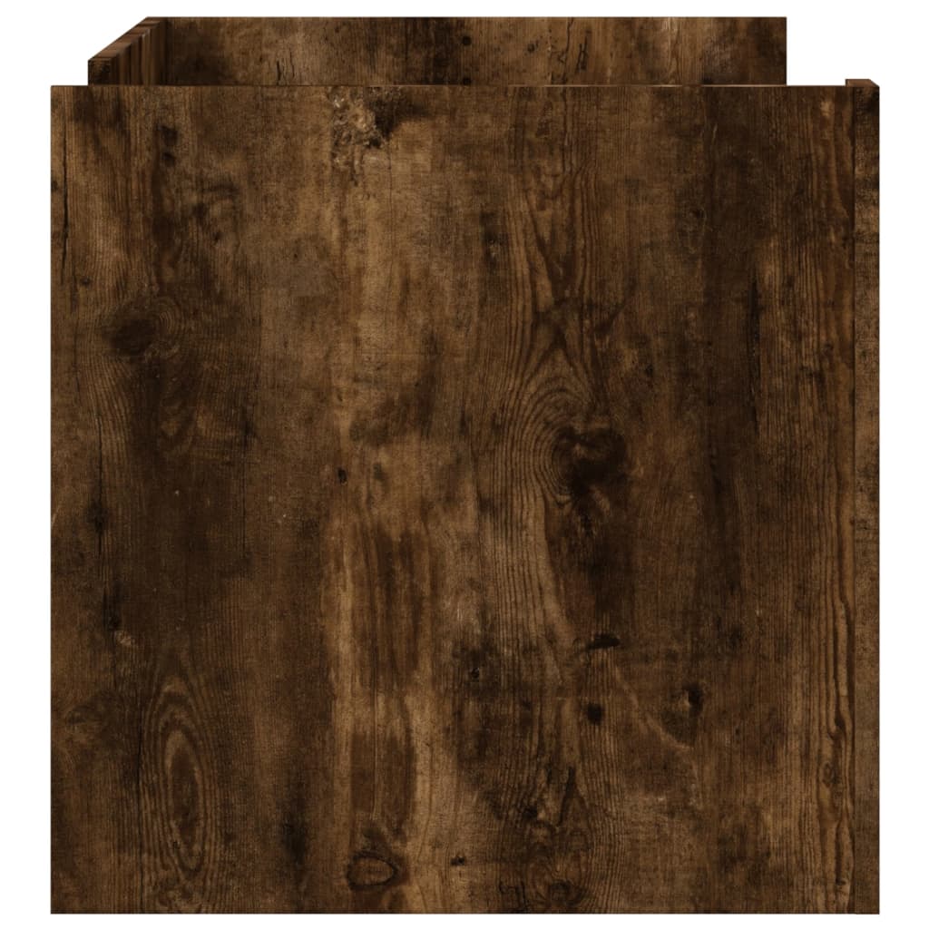 Coffee table smoked oak 100x50x50 cm wood material
