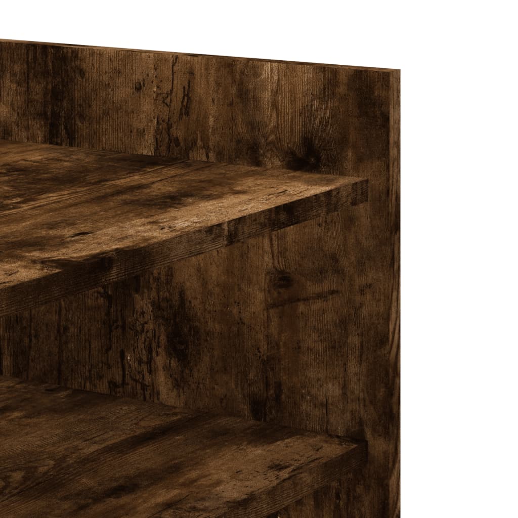 Coffee table smoked oak 100x50x50 cm wood material