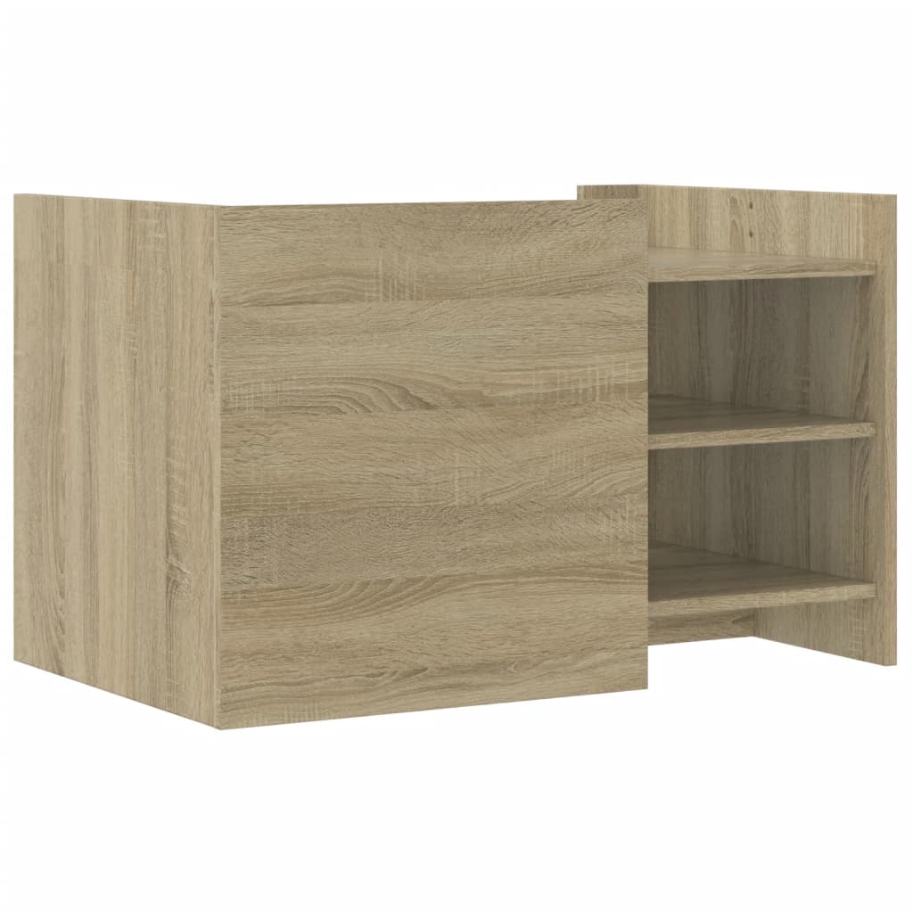 Coffee table Sonoma oak 80x50x50 cm wood material