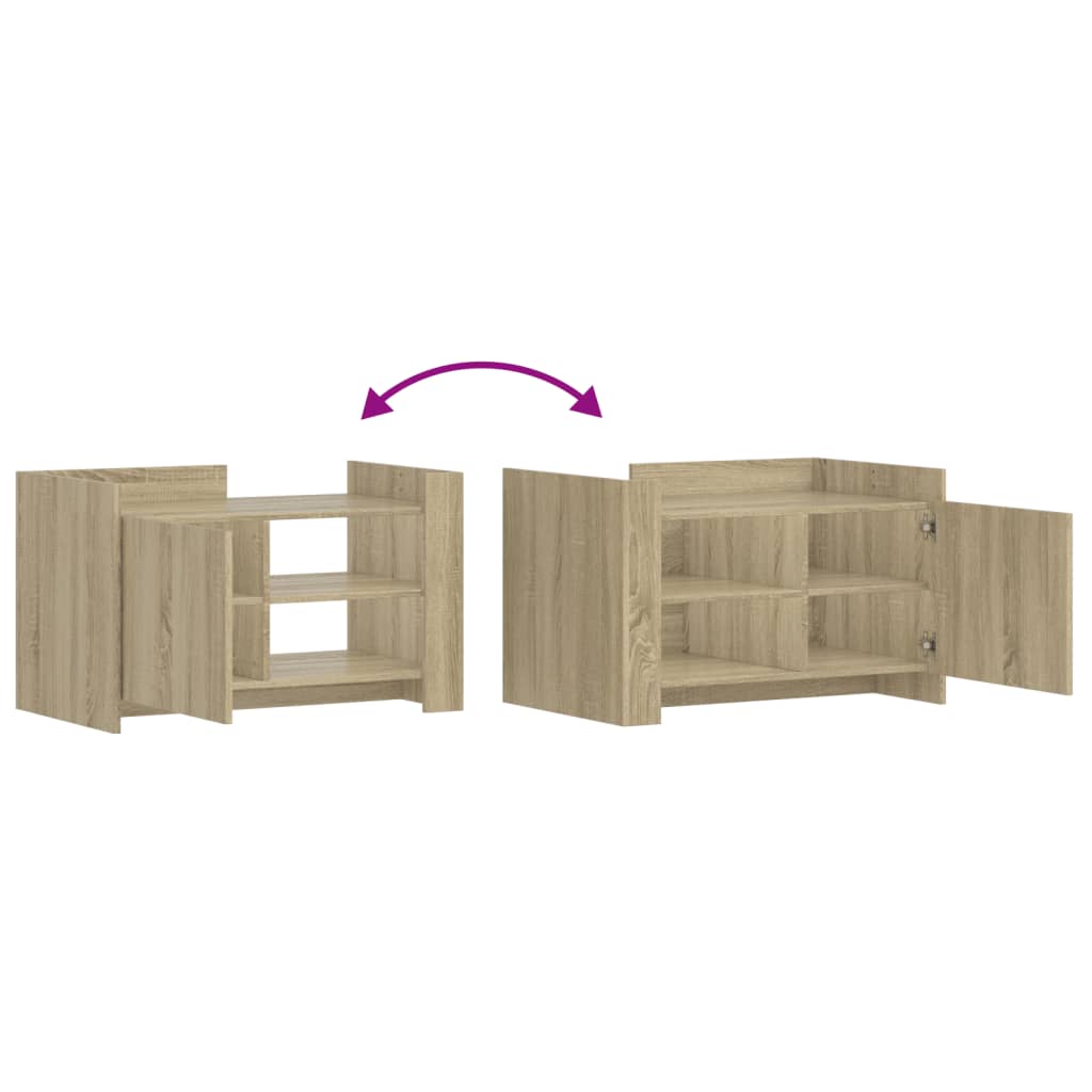 Coffee table Sonoma oak 80x50x50 cm wood material