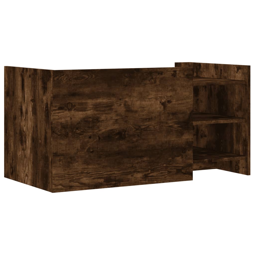 Coffee table smoked oak 100x50x50 cm wood material