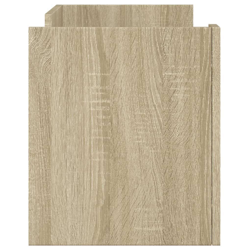 Meuble TV chêne Sonoma 80x35x40 cm matériau bois