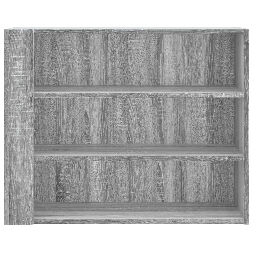 Wall shelf gray Sonoma 75x35x60 cm wood material