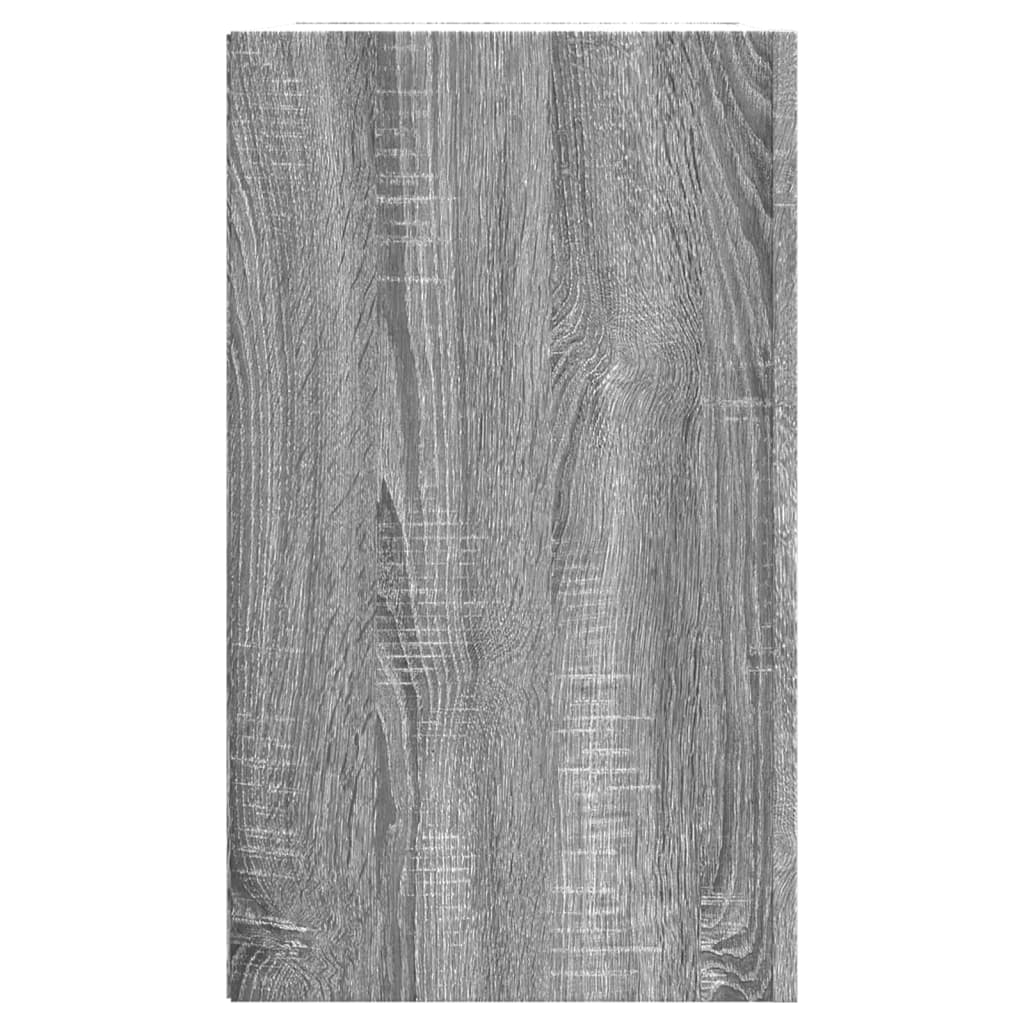 Wall shelf gray Sonoma 75x35x60 cm wood material