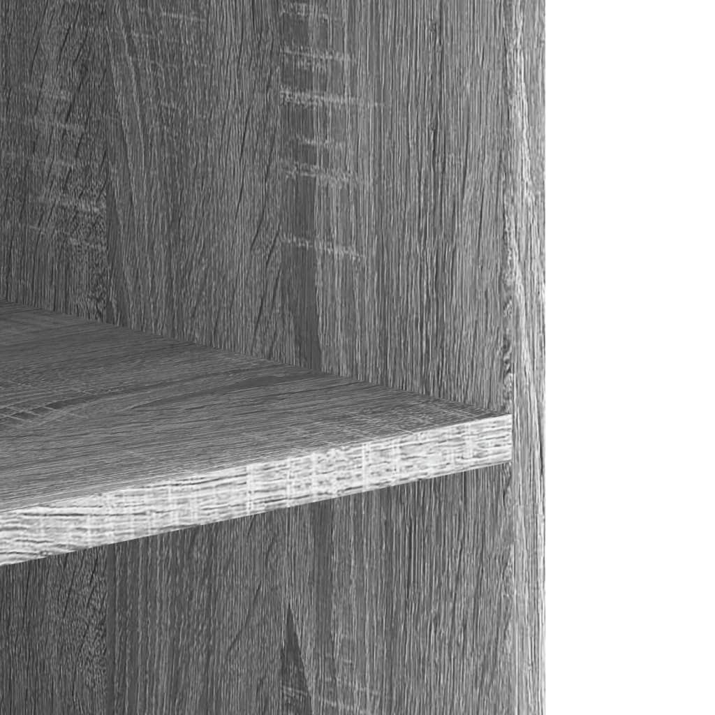 Wall shelf gray Sonoma 75x35x60 cm wood material