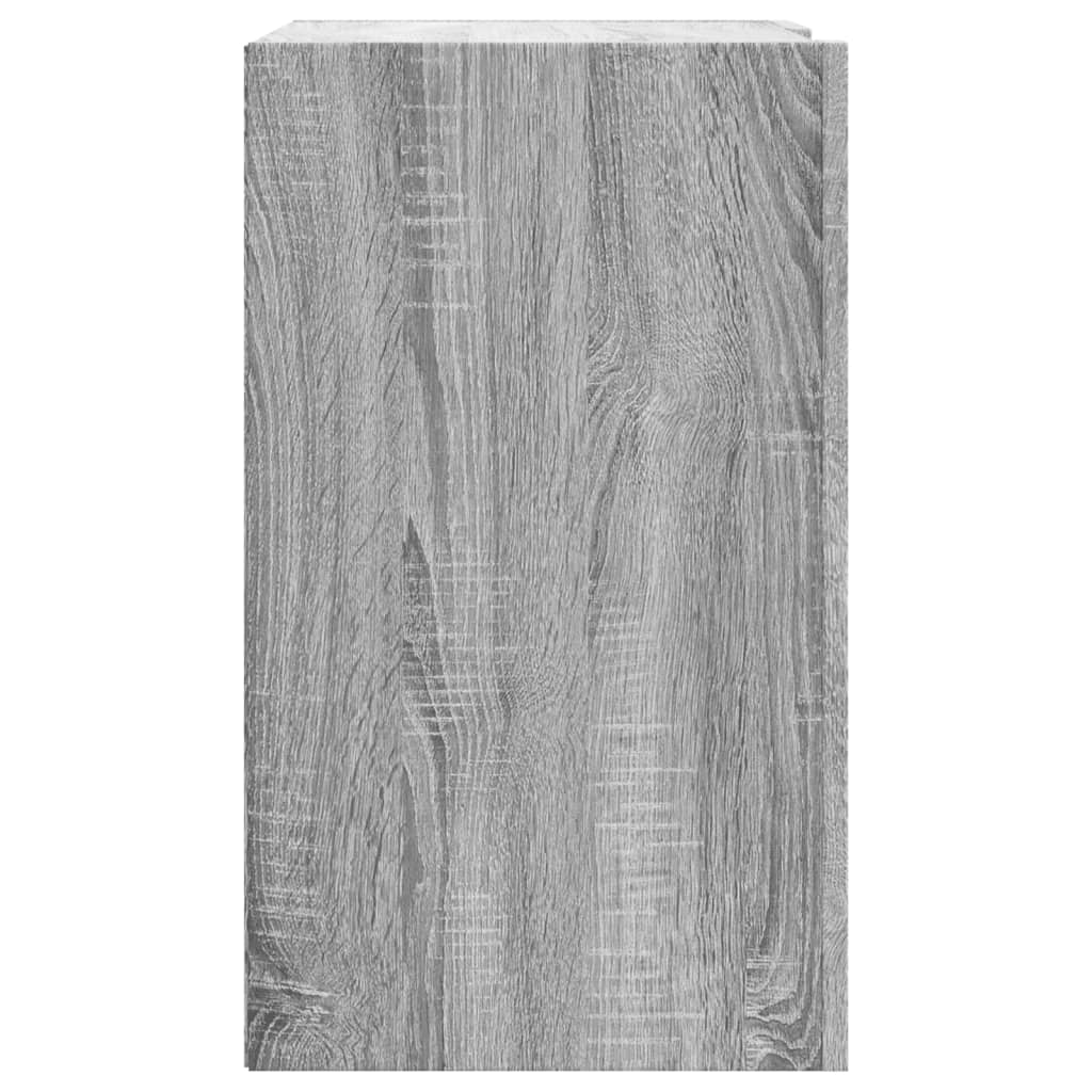 Wall shelf gray Sonoma 75x35x60 cm wood material
