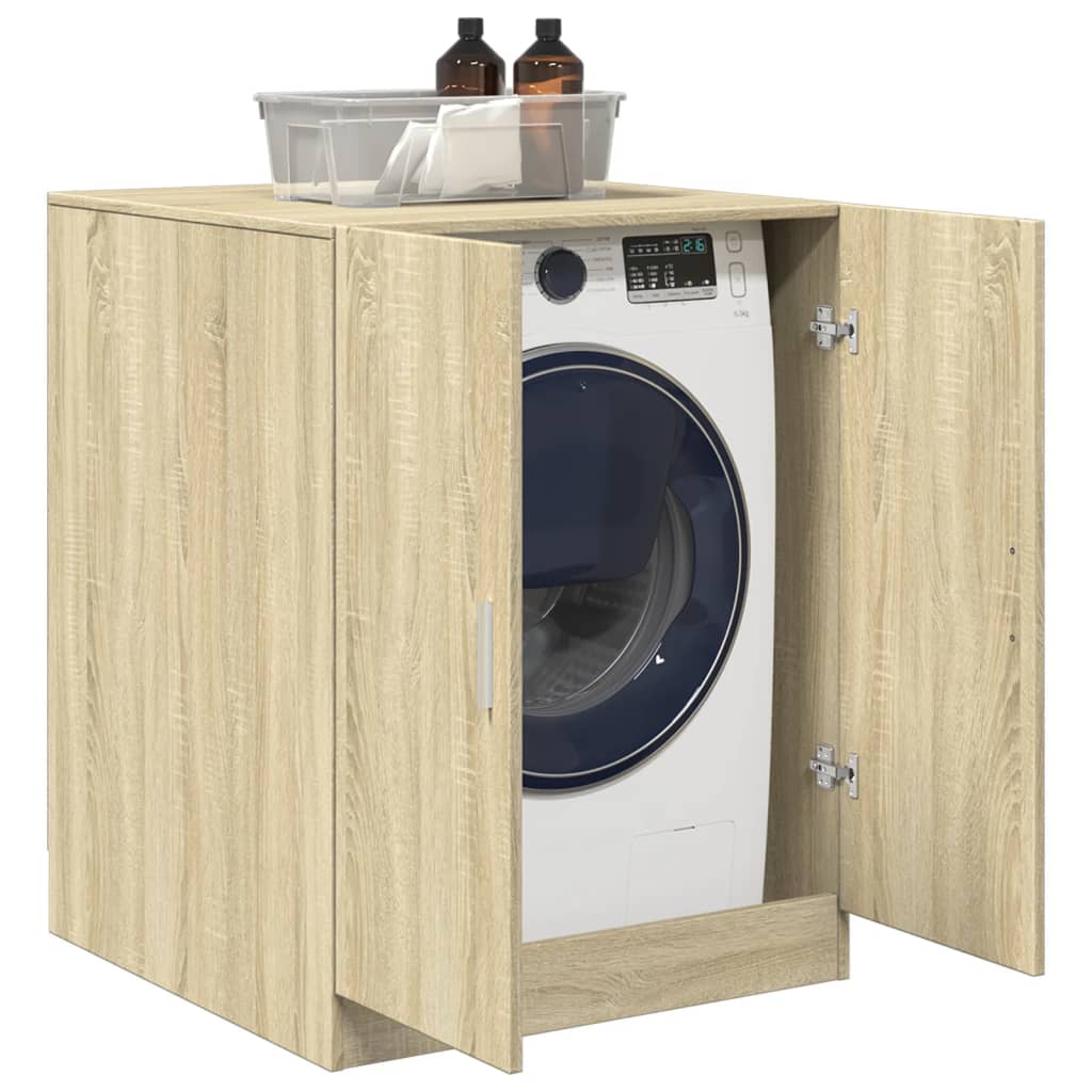 Meuble lave-linge chêne Sonoma 70,5x71,5x91,5 cm